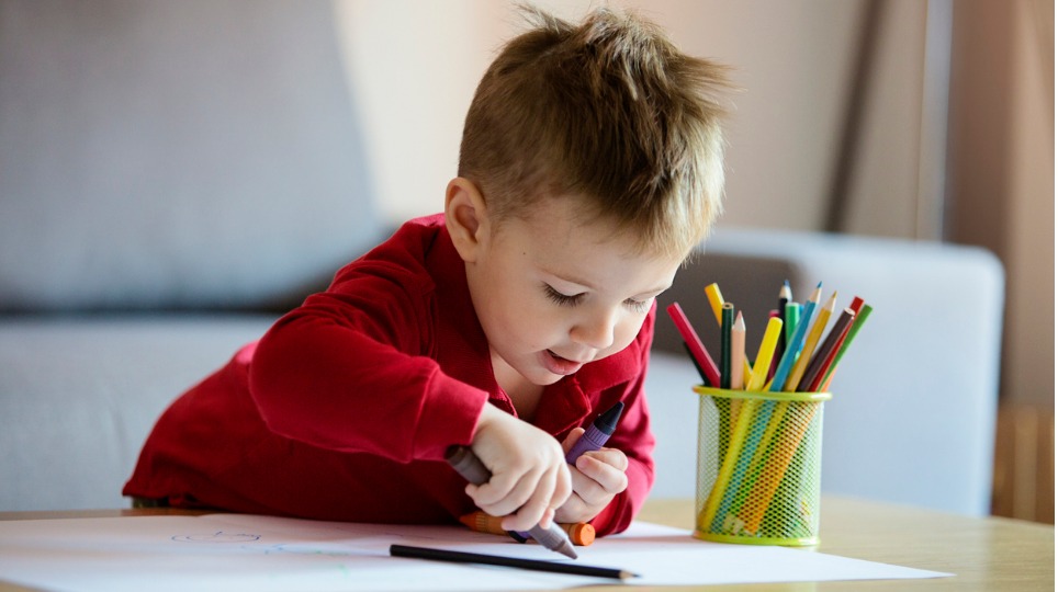Toddler drawing