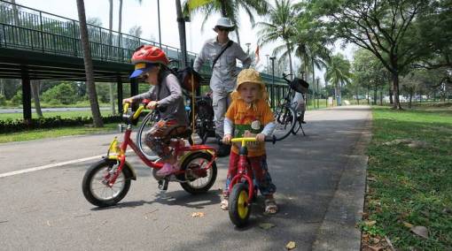 MUM SAYS We're doing a year-long cycling tour 