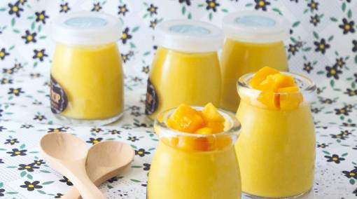 Parents make it 4 party foods that pack a punch-Mango-pudding