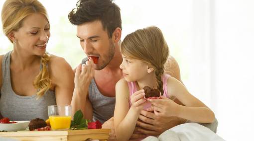 7. Dish up his morning meal 