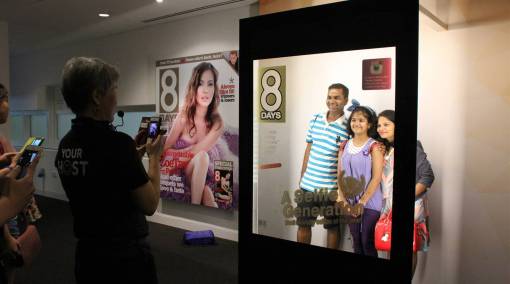 3. Soaking up some Mediacorp glam feels