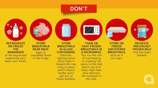 Babies- Store breastmilk safely Your guide to tips and tricks [Infographic]-3