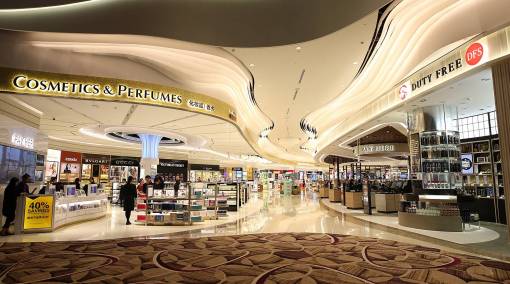 Pick up beauty products at The Shilla Duty Free shop 